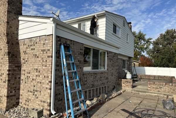 White Gloss Gutters