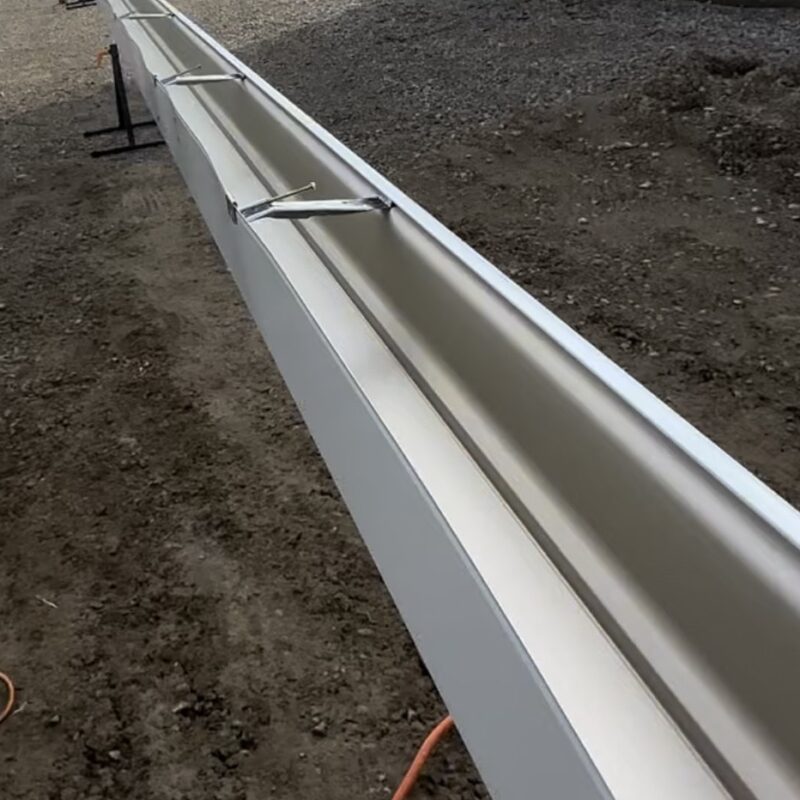 6 inch Seamless Gutter installation in Detroit Michigan.