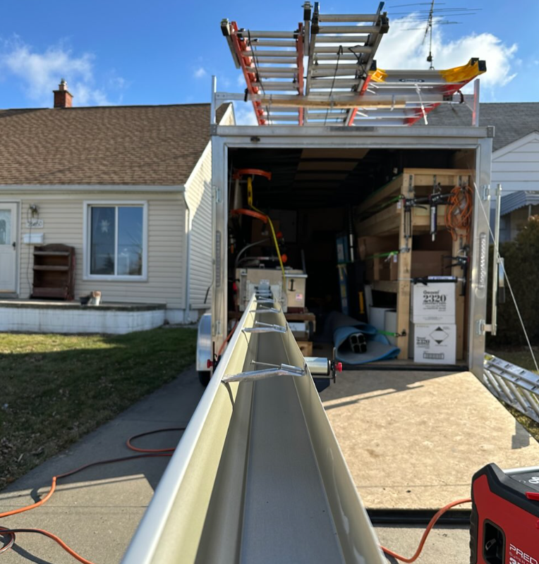 What are the benefits of seamless gutters in metro Detroit