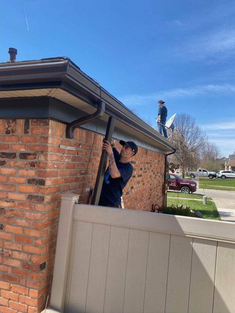 Seamless Gutters Bronze.