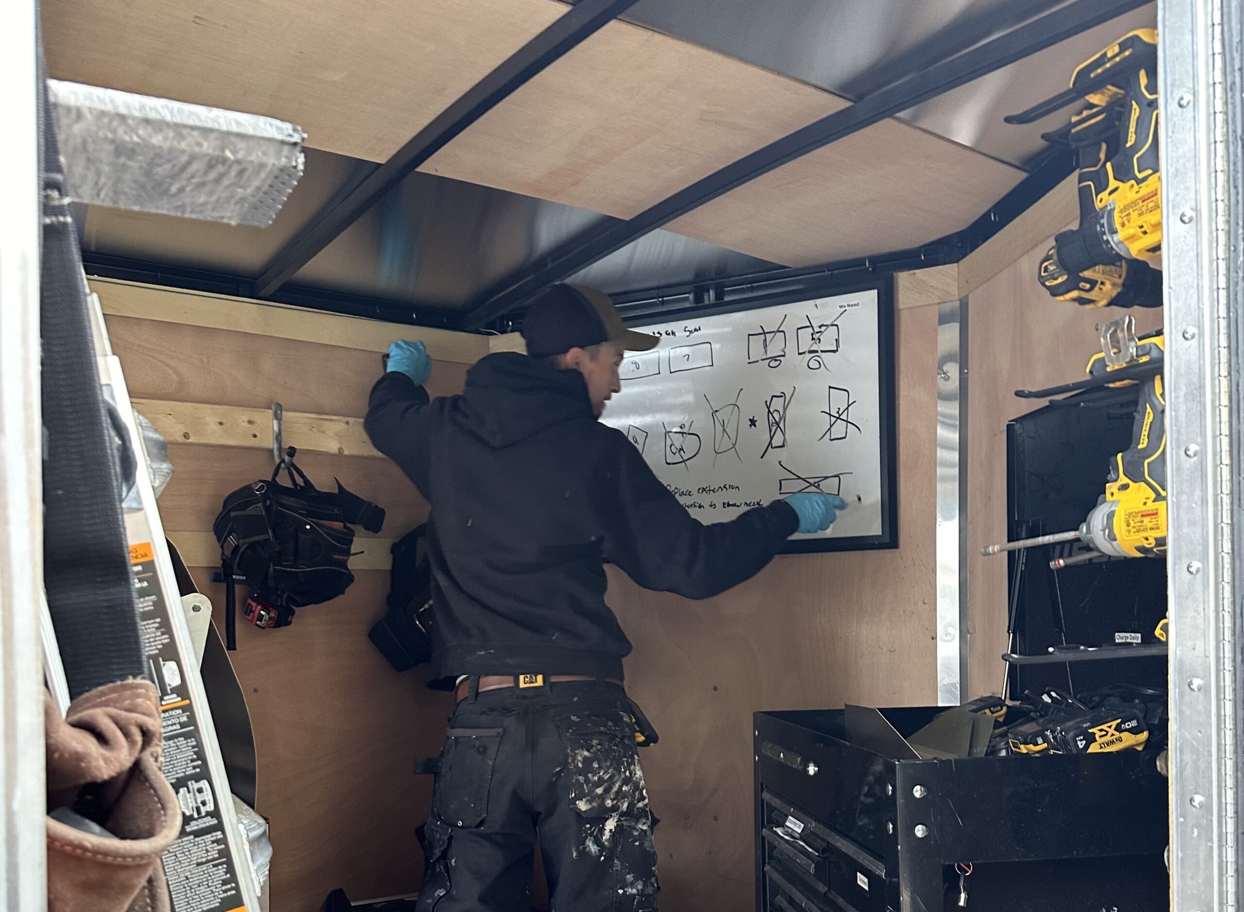 Commercial Seamless Gutter Job Organization