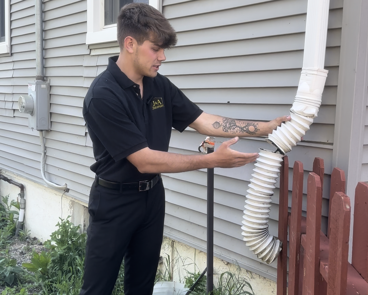 Gutter Downspout Seamless Gutter Inspection Near Me