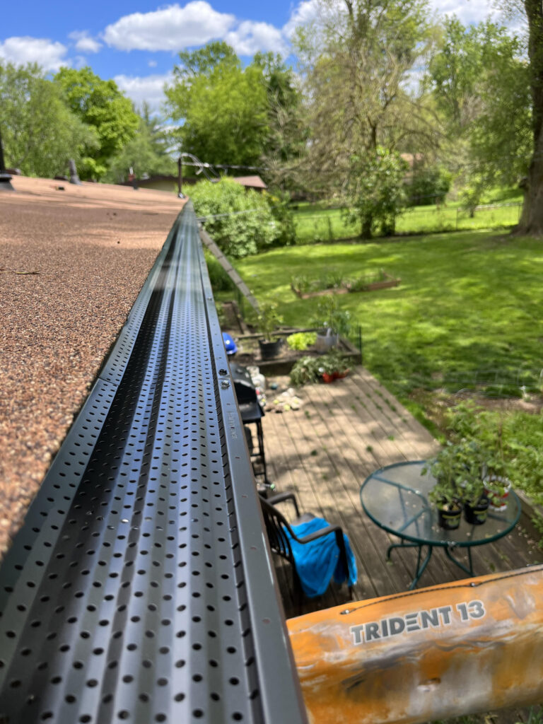 Black Gutter Guards Aluminum