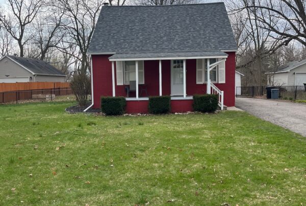 small red home