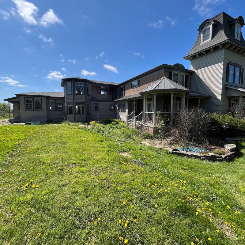 large brown exterior home