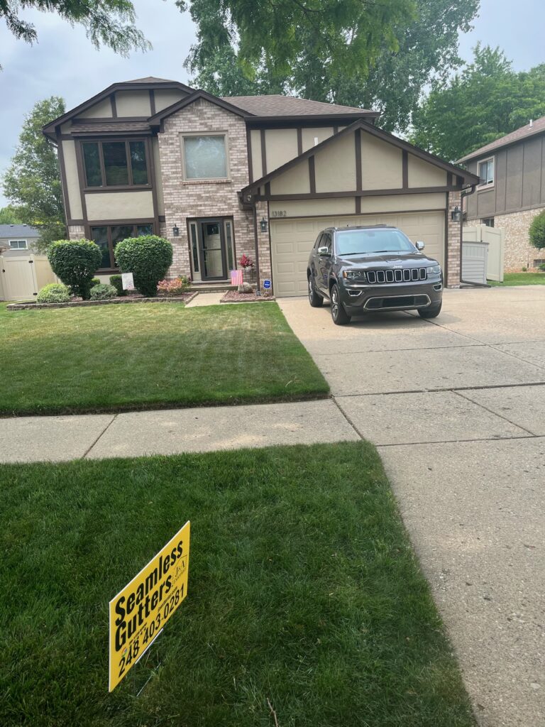 brown two story home