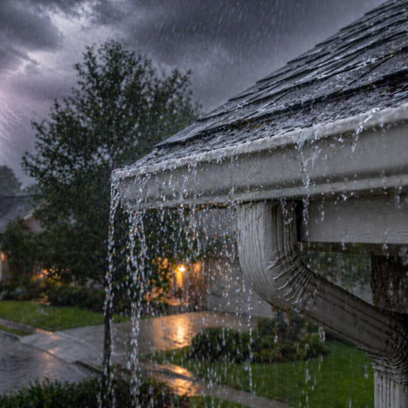 What Happens After 3 Storms With Bad Gutters?