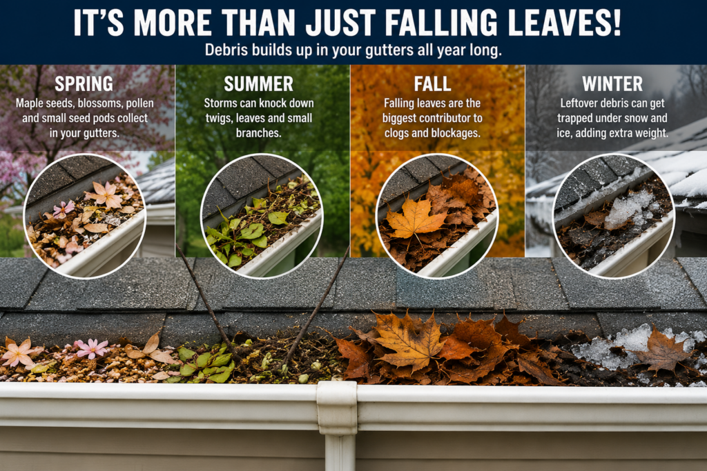 How Local Trees Impact Your Home's Gutter System! How Local Trees Impact Your Home's Gutter System!