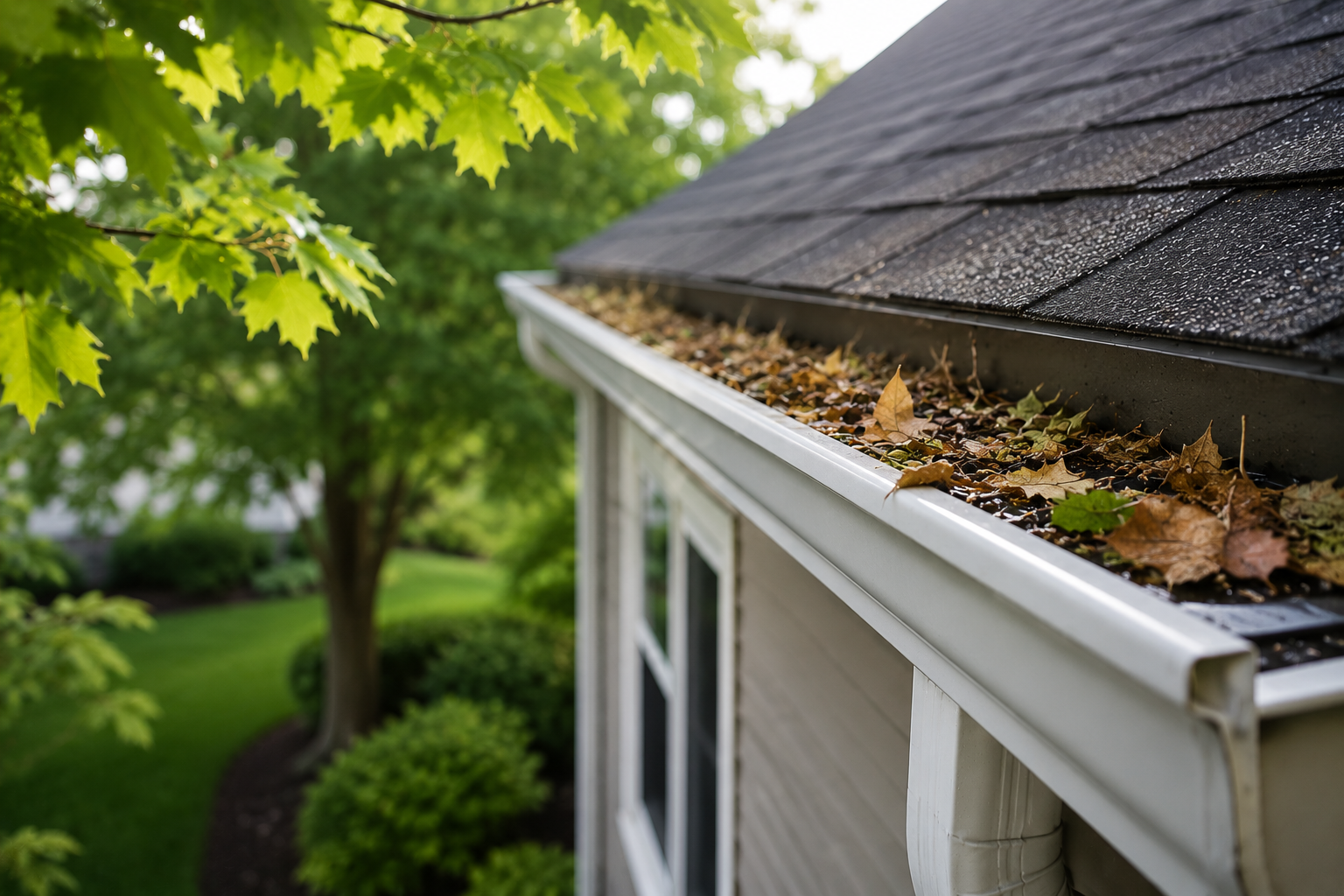 How Local Trees Impact Your Home’s Gutter System!