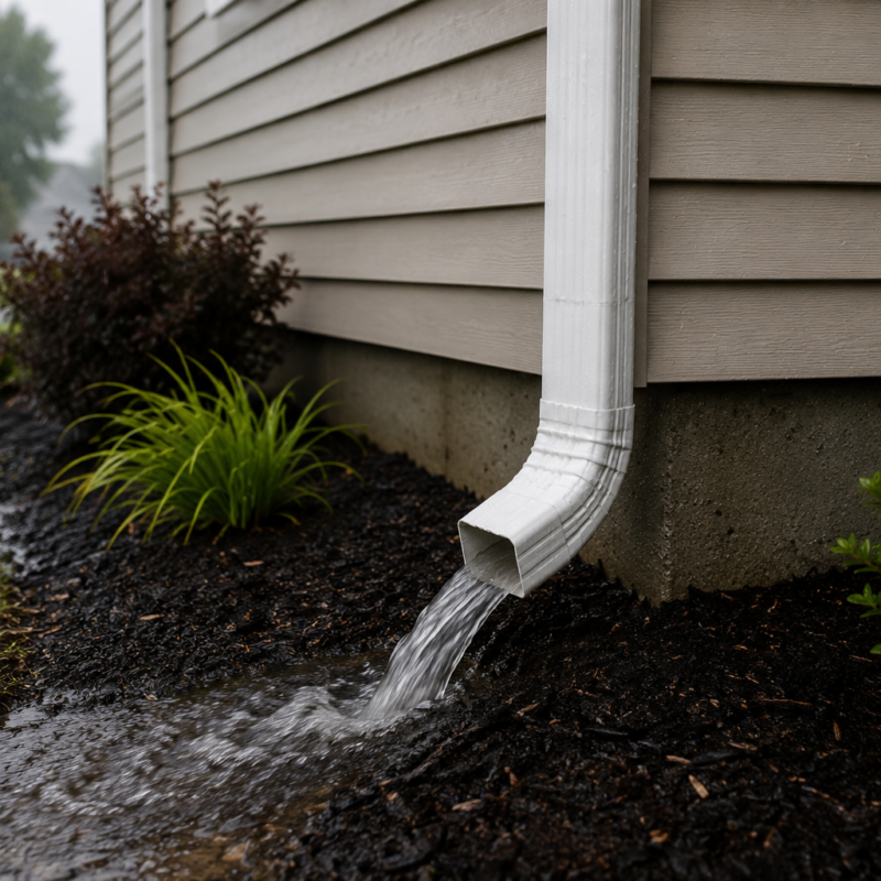 Why Downspout Placement Is Just As Important As Your Gutters!