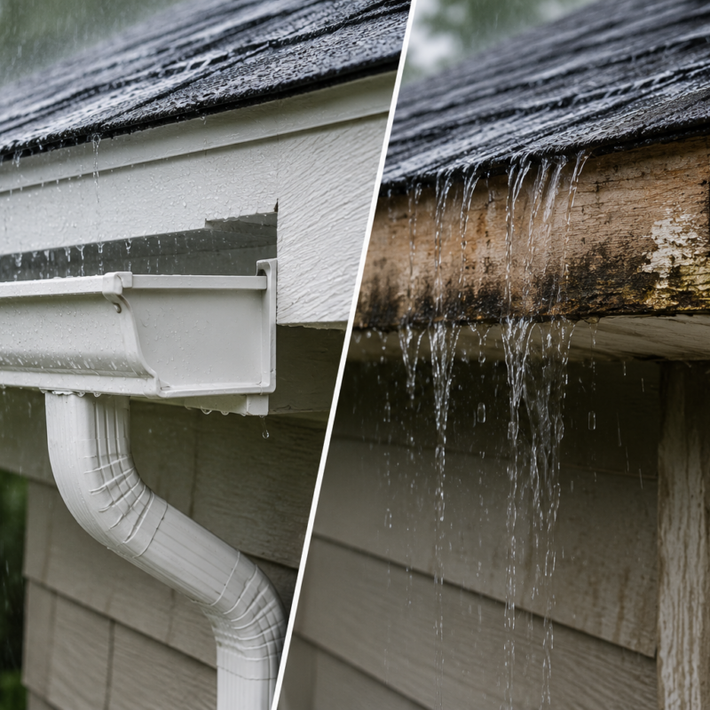 How Gutters Help Protect Fascia!
