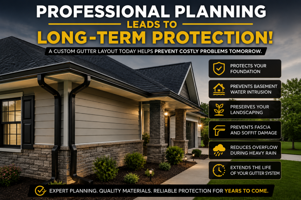 Why Every Home Needs A Custom Gutter Layout!