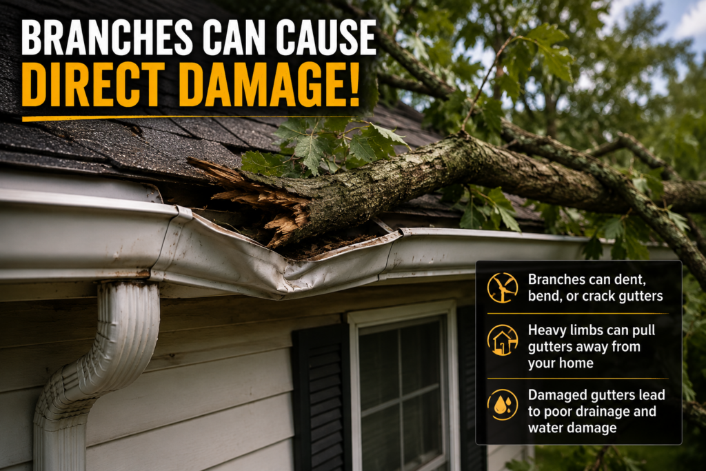 How Wind Damages Your Gutters! How Wind Damages Your Gutters!