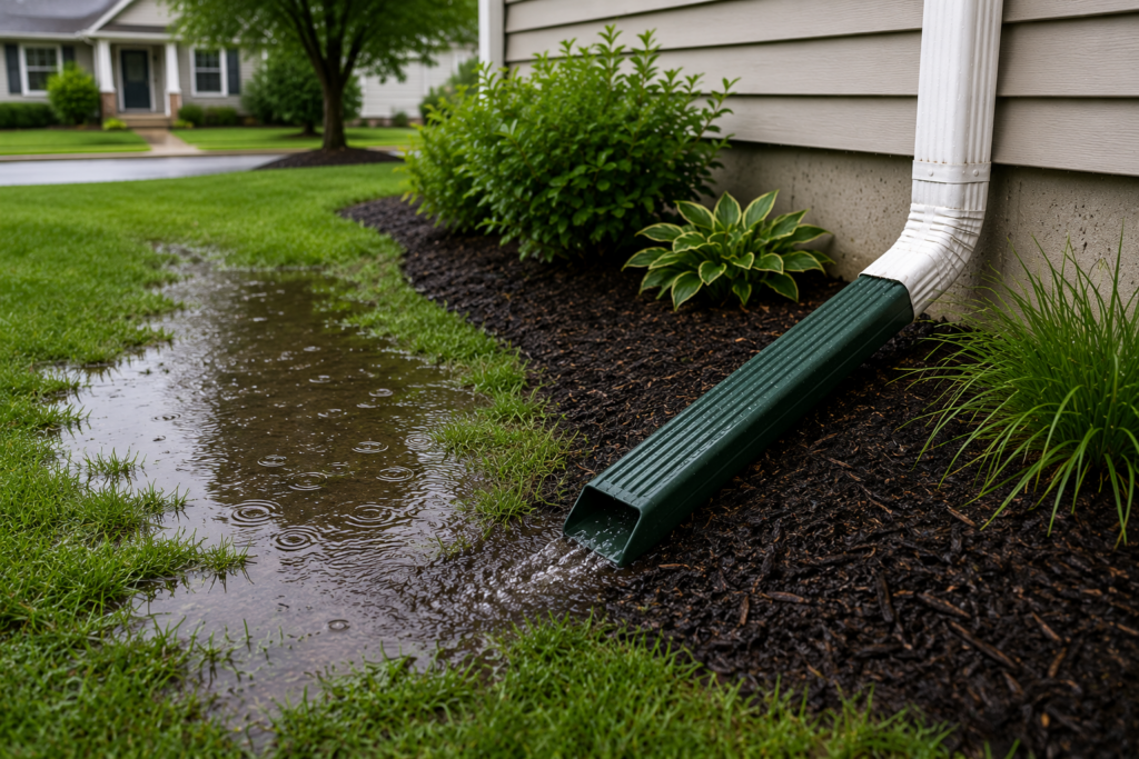 Why Splash Blocks And Downspout Extensions Matter! Why Splash Blocks And Downspout Extensions Matter!