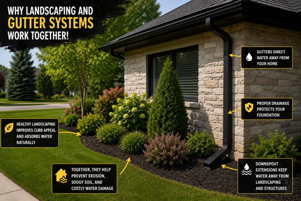Landscaping Affects Gutter Systems!