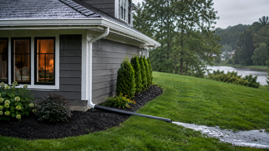 How Underground Downspout Drains Affect Your Gutter System!