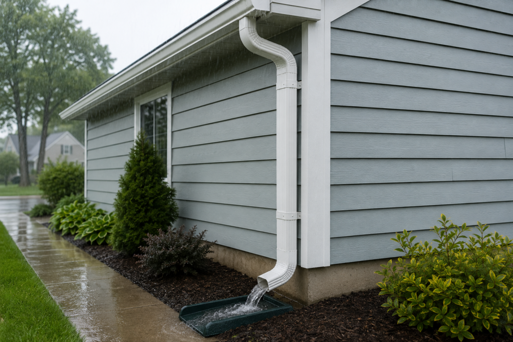 Downspouts Affect Gutter Capacity Too!