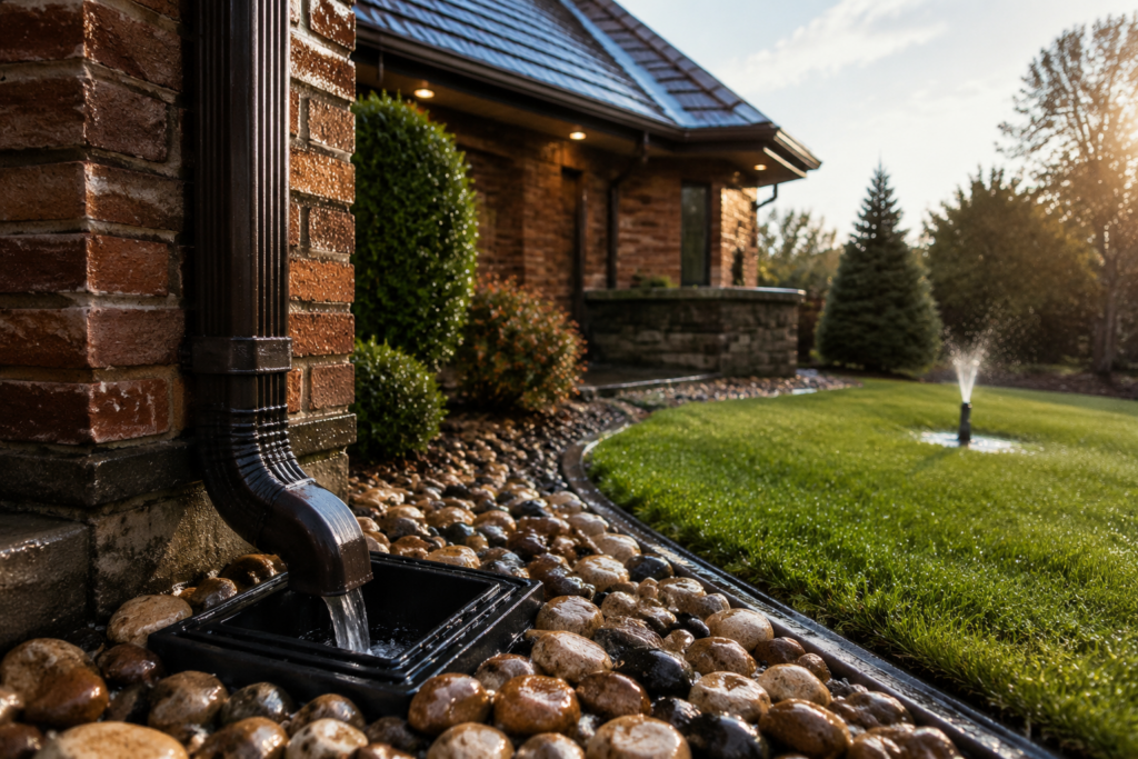 How Underground Downspout Drains Affect Your Gutter System!
