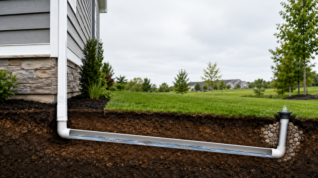 What Is an Underground Downspout Drain?