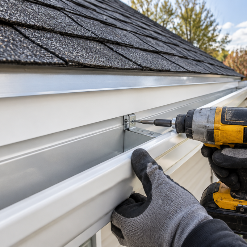 How Siding and Fascia Materials Affect Gutter Installation!